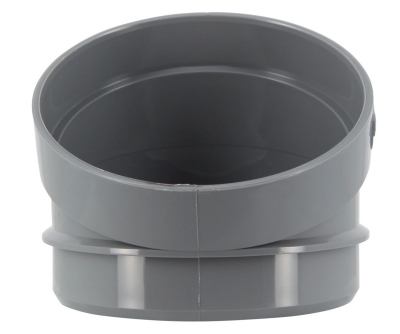 Coude PVC - M�le / Femelle - Secteur 30� - Diam�tre 100 mm - Nicoll ST3