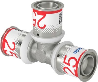 T� � sertir - Egal - S-Press PLUS - 25 mm vers 25 mm vers 25 mm - Uponor 1070562