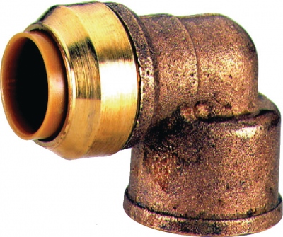 Coude instantan� 90� - Tube Cuivre - Femelle 22 mm / Femelle � visser 20 x 27 mm - Comap Tectite Classic