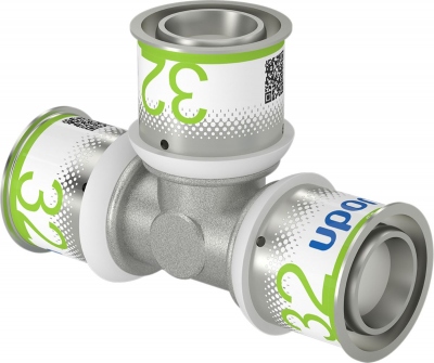 T� � sertir - Egal - S-Press PLUS - 32 mm vers 32 mm vers 32 mm - Uponor 1070563