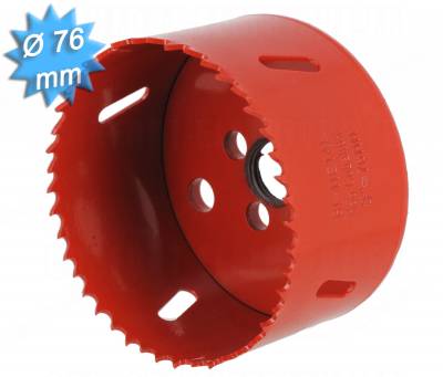 Scie cloche HSS bi-m�tal diam�tre 76 mm