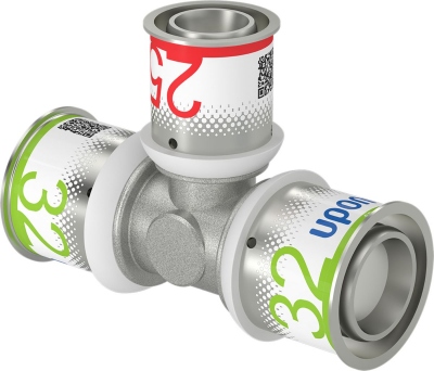 T� � sertir - R�duit - S-Press PLUS - 32 mm vers 25 mm vers 32 mm - Uponor 1070583