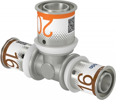 T� � sertir - R�duit - S-Press PLUS - 16 mm vers 20 mm vers 16 mm - Uponor 1070566