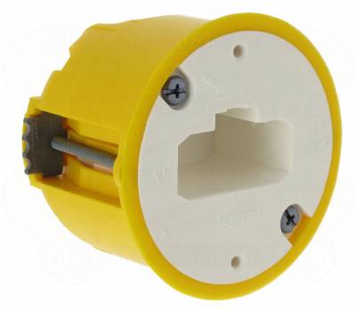 Boite cloison s�che luminaire applique profondeur 40 mm Legrand batibox avec DCL