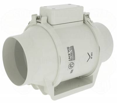 Extracteur de conduit - TD-160/100T Mixvent-TD temporis� - 160 m3/h 