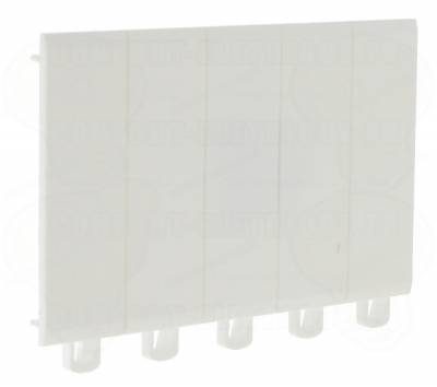 Legrand obturateur 5 modules blanc pour tableau �lectrique