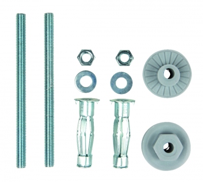 Kit de fixation pour lavabo - Cloison creuse - 8 x 120 mm - Bizline 400111