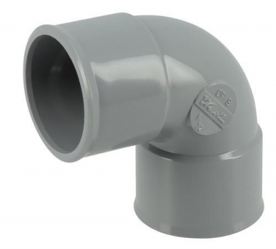 Coude PVC - Femelle / Femelle - 87�30 - Simple - Diam�tre 32 mm - Nicoll UCF88