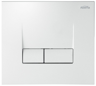 Plaque de commande - Pour bati-support Alterna PRIMEO 2 - Blanc - Alterna 4743652