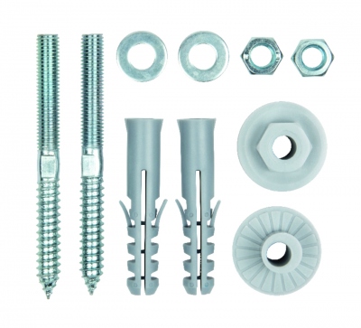 Kit fixation pour lavabo - R�glable - 8 x 90 mm - Bizline 400106
