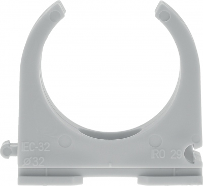Fixation - Pour tubes et gaines - Diam�tre 32 mm - Boite de 50 - Bizline 300473