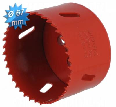 Scie cloche HSS bi-m�tal diam�tre 67 mm