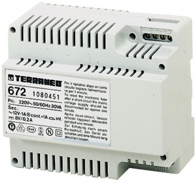 Bticino S�rie 600 - Alimentation - GACHE 12V