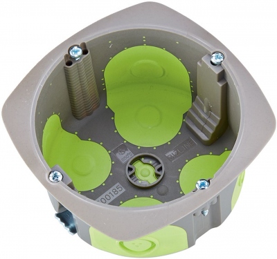 Boite cloison s�che 2 modules profondeur 50 mm Bizline R Box - Diam�tre 85
