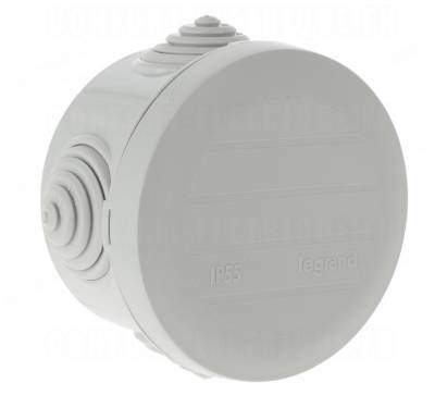 Boite de d�rivation �tanche diam�tre 60 mm Legrand Plexo embout � gradins