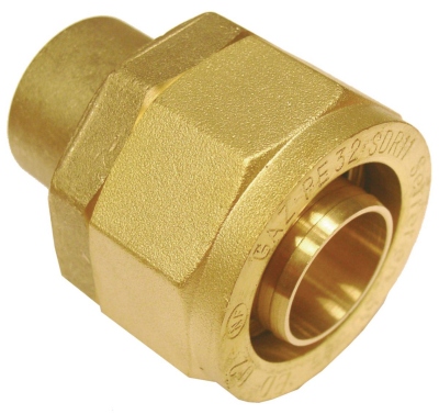 Raccord - Pour tube PE 40 - BD6222 - A braser sur cuivre - 35 DN - Banides et Debeaurain 2622203
