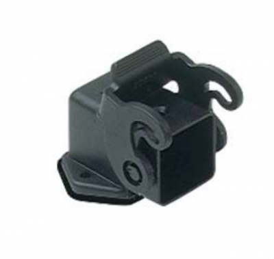 Embase encastr�e - Coud�e - Noire - Sans sortie presse-�toupe - Gabarit 21.21 - ILME CK03IAN