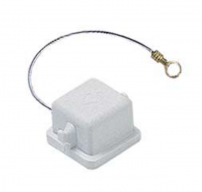 Couvercle plastique - Avec pivots et joint - Pour inserts femelles - Gabarit 21.21 - ILME CK03C