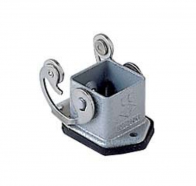 Embase encastr�e - Aluminium - 1 levier inox - Gabarit 21.21 - ILME CKAX03I