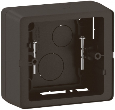 Cadre saillie - 1 Poste - Noir - Legrand C�liane CN0231