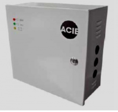 Coffret alimentation - R�gul�e - Boitier m�tal - 27V - 3A - Sans batterie - ACIE PAC2.5-24