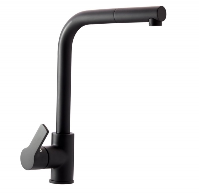 Mitigeur �vier - Alterna Design - Bec pivotant - Douchette extractable - Noir - Alterna 6867637