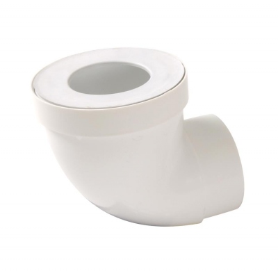 Pipe coud�e pour WC - Courte - Diam�tre 93 mm - Nicoll CW55
