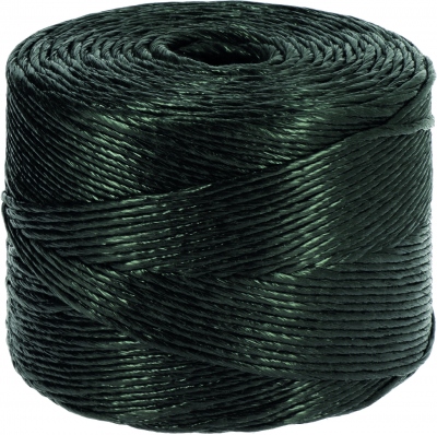 Ficelle polypropyl�ne - Torsad�e - 3 mm x 750 m�tres - Noire - Bizline 730935