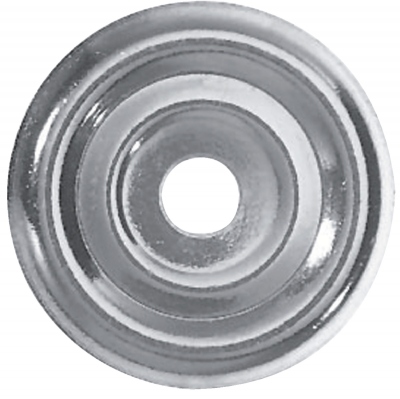 Rosace Plate - Diam�tre 25 mm - Boite de 100 pi�ces