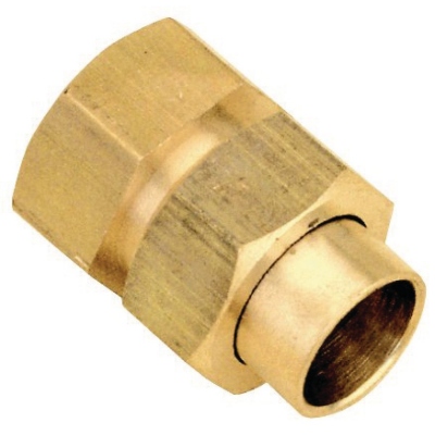 Raccord union 3 pi�ces droit - Femelle 26 x 34 - 28 � souder - Sachet de 2