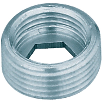 R�duction en laiton � visser - Port�e int�rieure - M�le 20 x 27 vers Femelle 15 x 21 - Chrom� - Sachet de 2