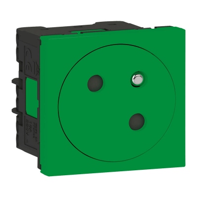 Prise de courant - 2P+T - Verte - Surface - Legrand 077160L