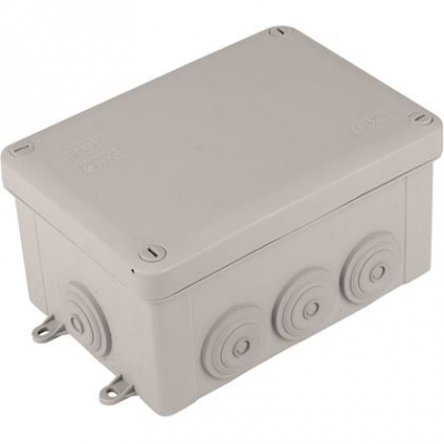 Boite de d�rivation - IP55 - 155 x 110 X 80 mm - Couvercle vis 1/4 de tour - Bizline 100155