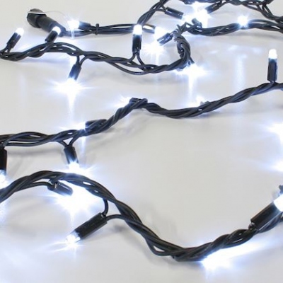 Guirlande - 20 M�tres - 200 LED Fixe Blanc - 230 Volts - Festilight 50385-2-B0-Z