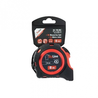 M�tre ruban autobloquant - 8 m�tres - Bo�tier ABS - Bizline 790062