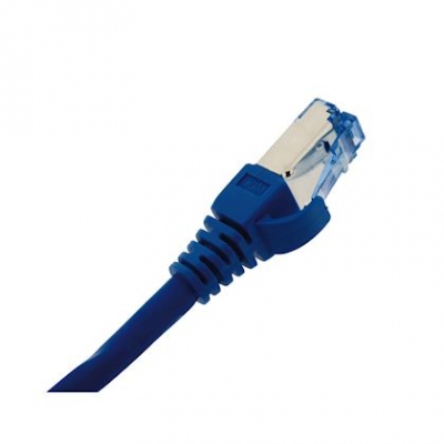 Cordon de brassage - RJ45 - CAT6A - S/FTP - LSOH - 3 M�tres - Bleu - GigaM�dia CAT6AS3MBL