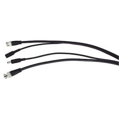 Cordon BNC Vid�o + Alimentation - 30 M�tres - Noir - GigaM�dia CCACVP30M
