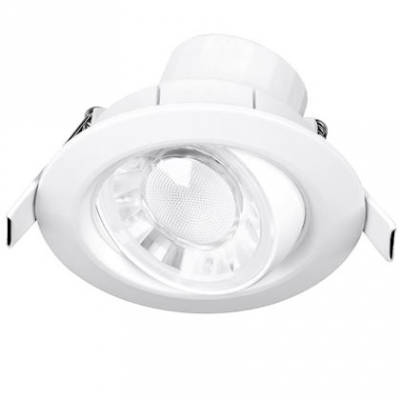 Spot  LED - Orientable - 6W - 4000K - IP44 - 60D - Blanc - Dimmable - ABI - Aurora ENDDL1026040