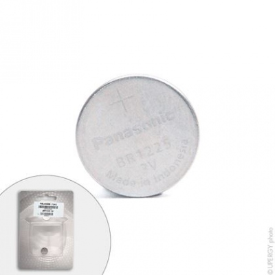 Pile bouton - Lithium - BR1225 - PANASONIC - 3 Volts - 48MAh - Enix Energies PBL6458B