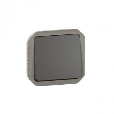 Va et vient ou interrupteur - 10A - Anthracite - Composable - Legrand Plexo 069801L