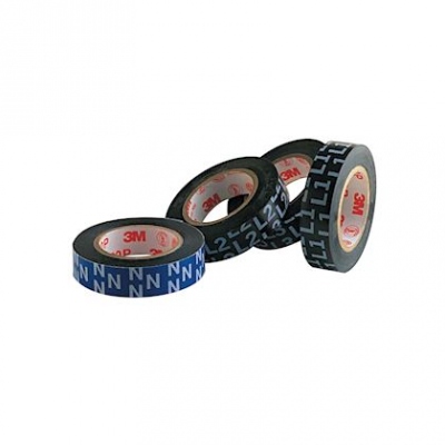 Ruban adh�sif vinyle - 3M TEMFLEX 1700 - Noir - L2 - 3M 80489
