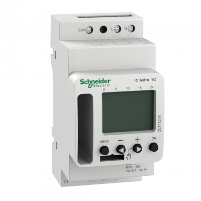 Interrupteur cr�pusculaire - Programmable - 1 Canal - Acti9 - IC Astro - Schneider electric CCT15225