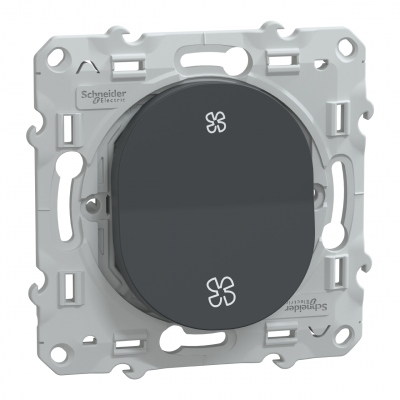 Bouton poussoir - VMC - Anthracite - Schneider Electric S340236