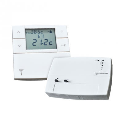 Thermostat digital radio - Avec rcepteur - Blanc - 3 Volts - Baillindustrie THR3V