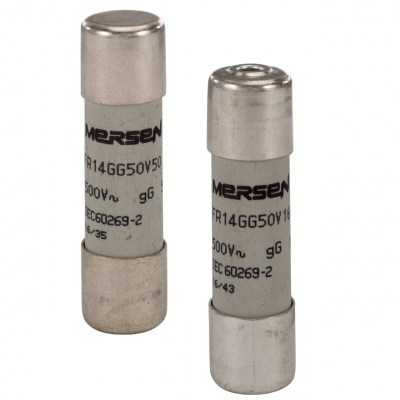Fusible cartouche - 14 x 51 - GG - 32A - 500V - Boite de 10 - Mersen W216656