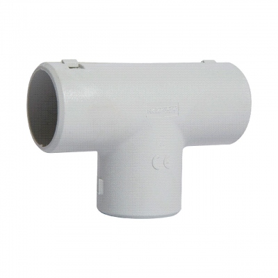 T� de d�rivation - Diam�tre 32 mm - Pour tube IRL - Gris - Lot de 1 - Iboco 20680