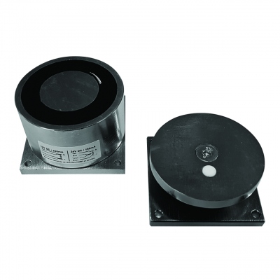 Ventouse �lectromagn�tique ronde - IP65 - 80 x 38 mm - 600 LBS - 12/24V DC - Izyx EMR80600