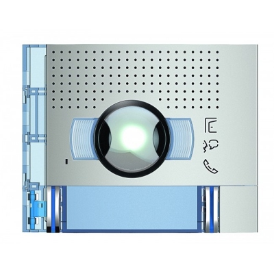 Bticino Sfera New - Fa�ade - Cam�ra grand angle + 2 Boutons - Allmetal