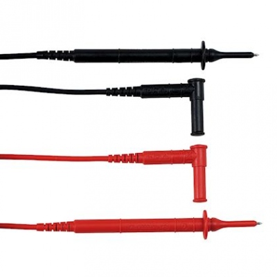 2 cordons PVC � pointe de touche - 1.5 M�tres - 1000V CAT 4 - Chauvin Arnoux P01295455Z