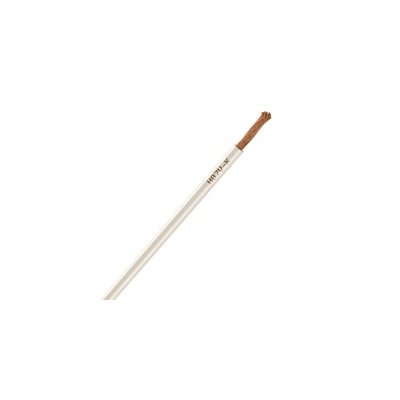 Fil Souple - H05-VK - 1 x 0.75 mm� - Ivoire - Couronne de 100 M�tres